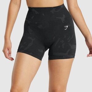 Black Camouflage Women's Shorts